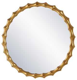 Nacala Round Gold Mirror