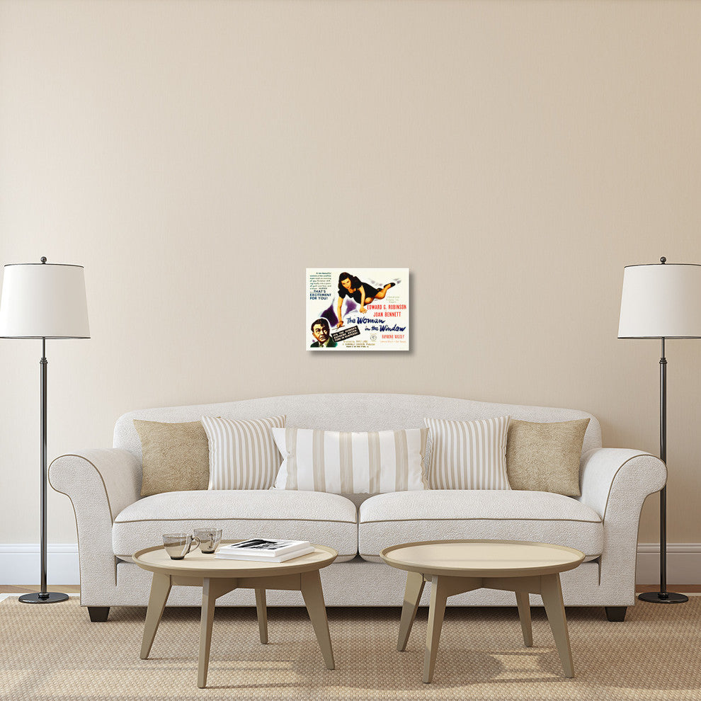 "The Woman In The Window   Directed By Fritz Lang   1944" Canvas Giclee, 22"x18"