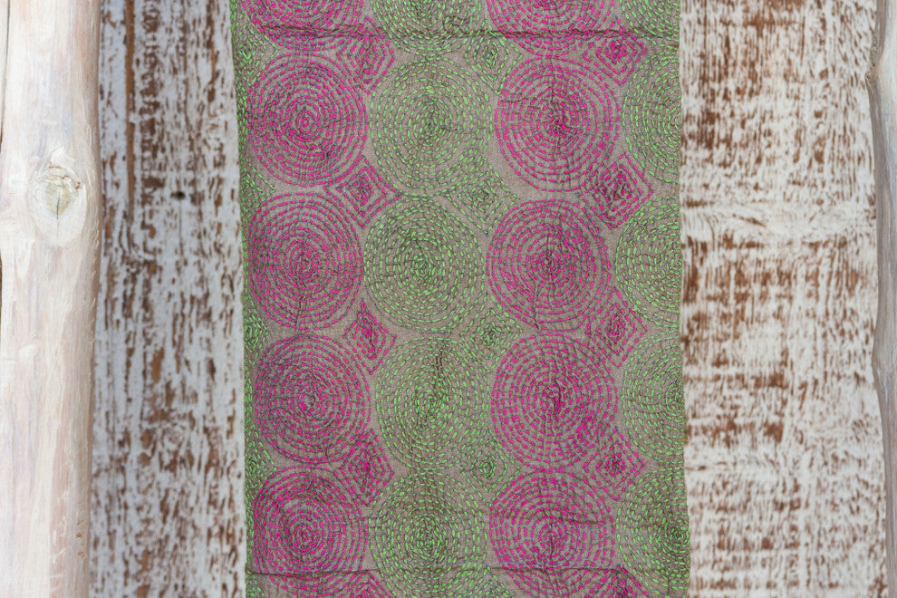 Aru Silk Kantha Throw
