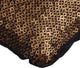 Throw Pillow Covers 24" x 24" Cushion Brown Silk Circles & Dots - Story Of Gold