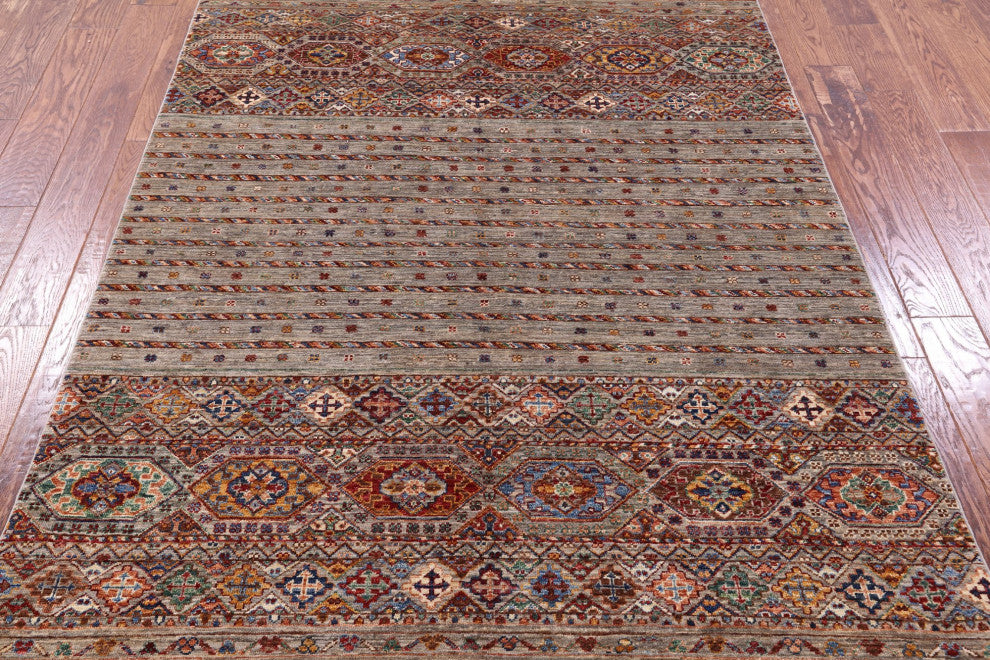Khorjin Super Kazak Handmade Rug 5' 1" X 6' 8" Q10767