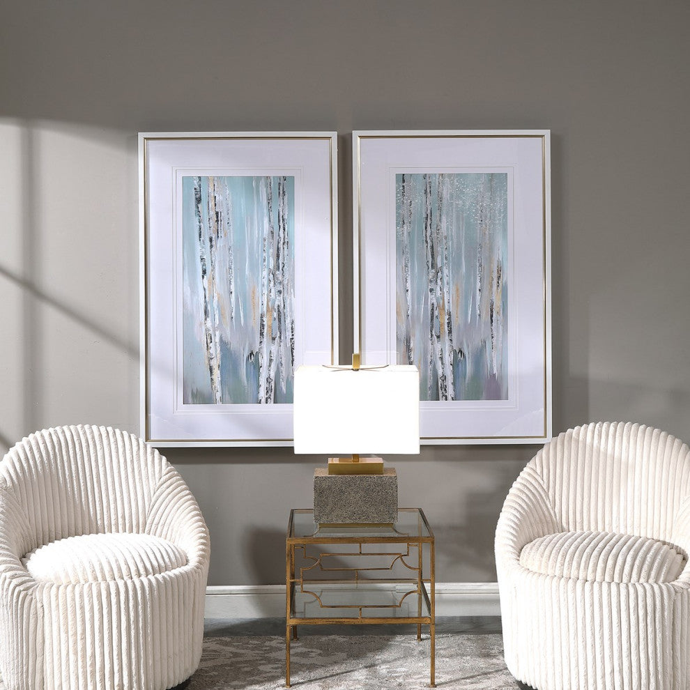 Uttermost Pandora's Forest Abstract Art Set of 2 33721