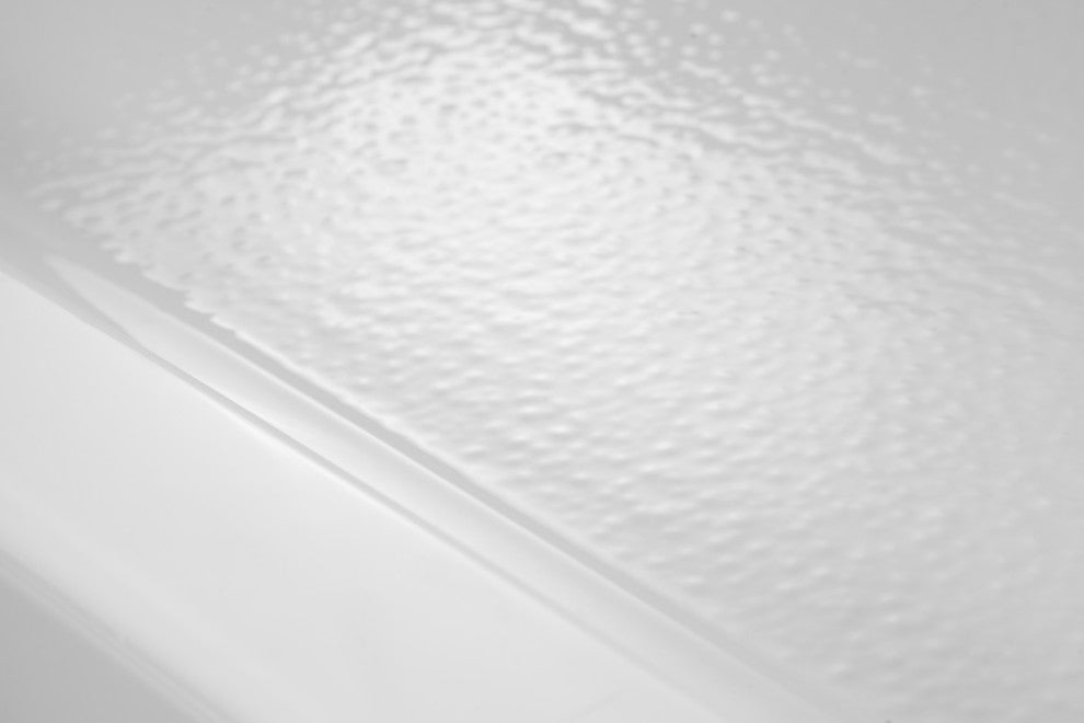 Vanity Art Alcove Soaking Acrylic Bathtub, Pure White, 60"x32", Left