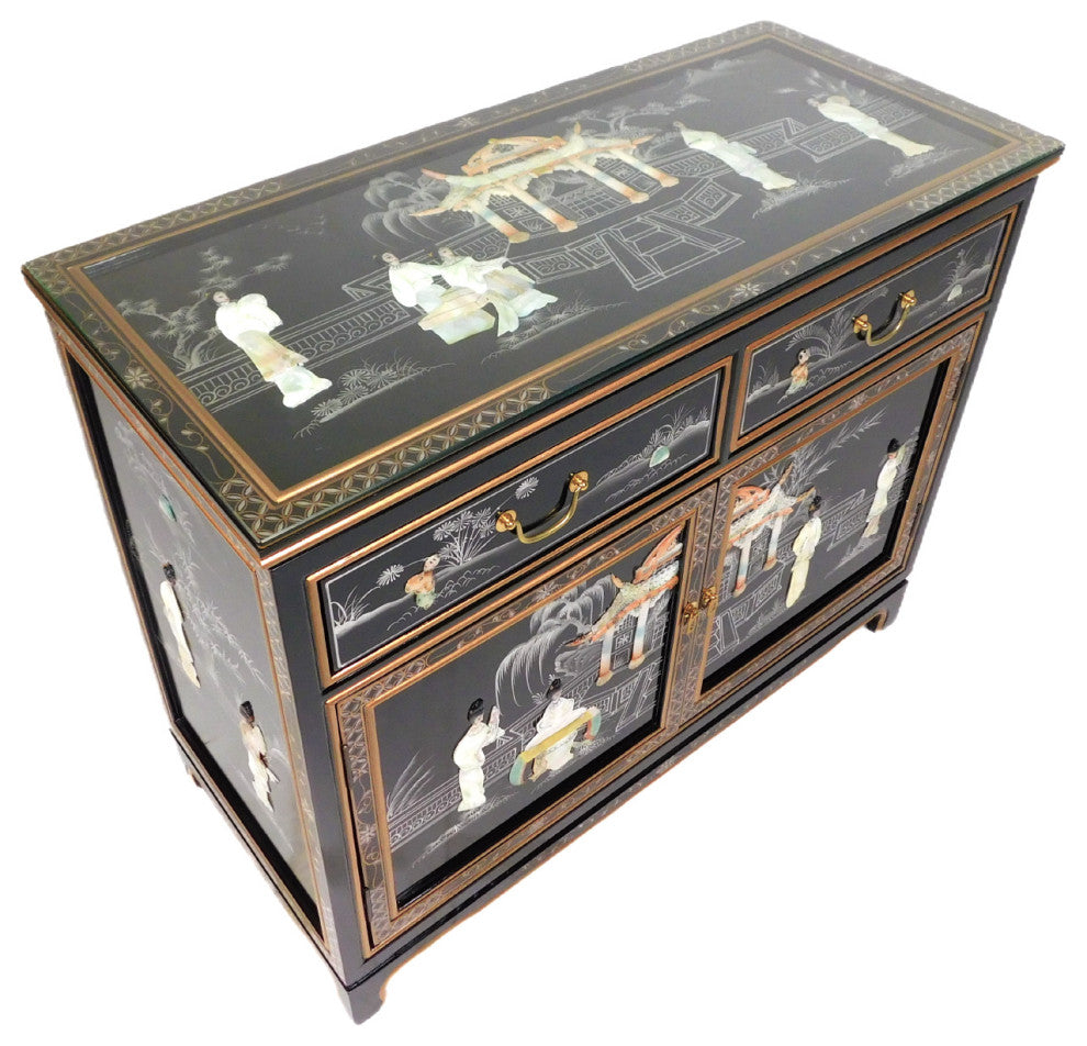 Oriental Buffet, Gold Leaf/Floral