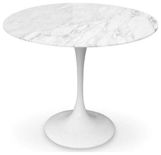 Marble Tulip Dining Table 43"