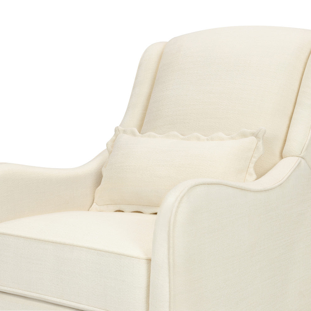 Devon Recliner and Swivel Glider, Performance Ivory Eco-Basketweave