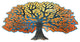 Gold Leaf Decorative Tree, Small