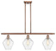 INNOVATIONS 516-3I-AC-G654-8-LED 3-Light Island Light Antique Copper