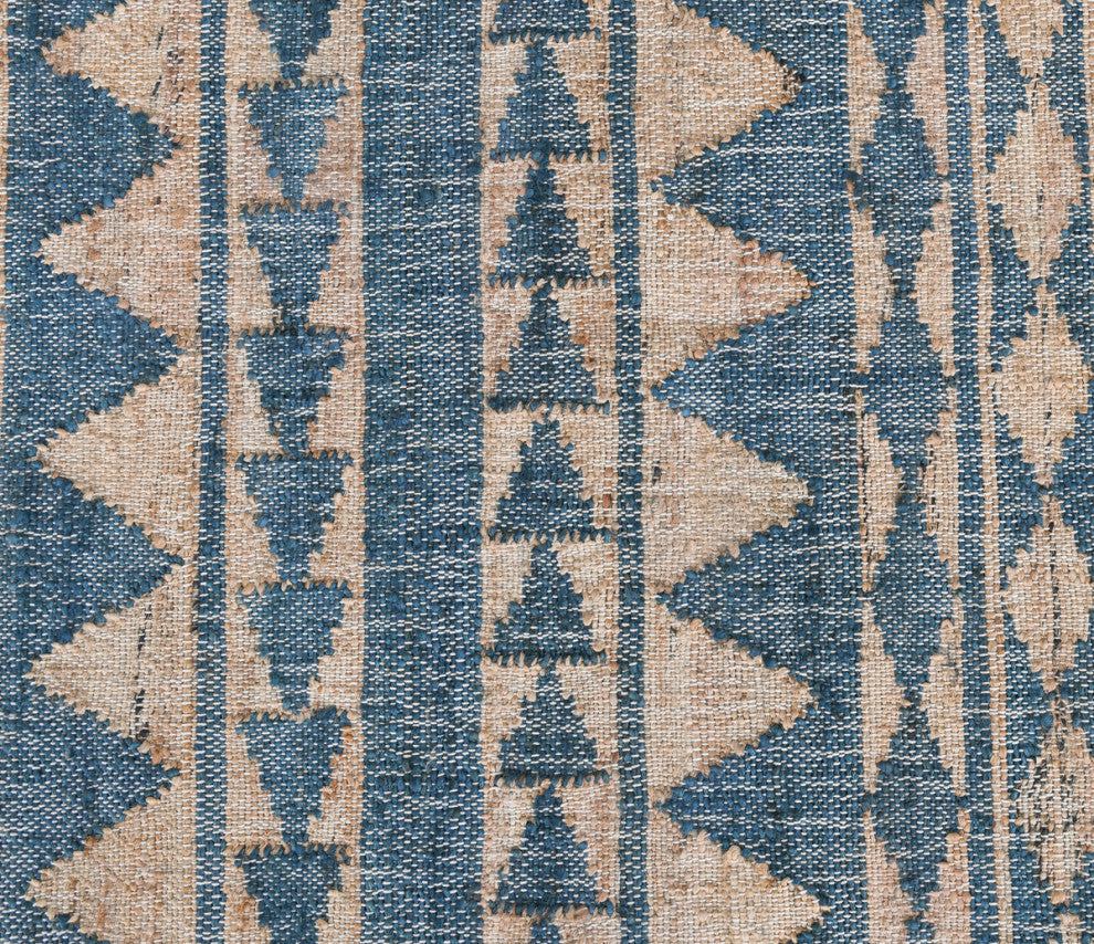Classic Home Solana Distressed Blue Natural 8x10 Rug