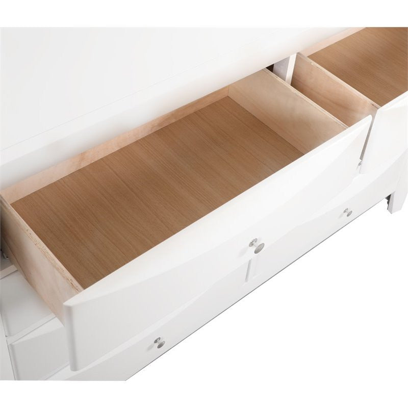 Glory Furniture Marilla 8 Drawer Dresser in White