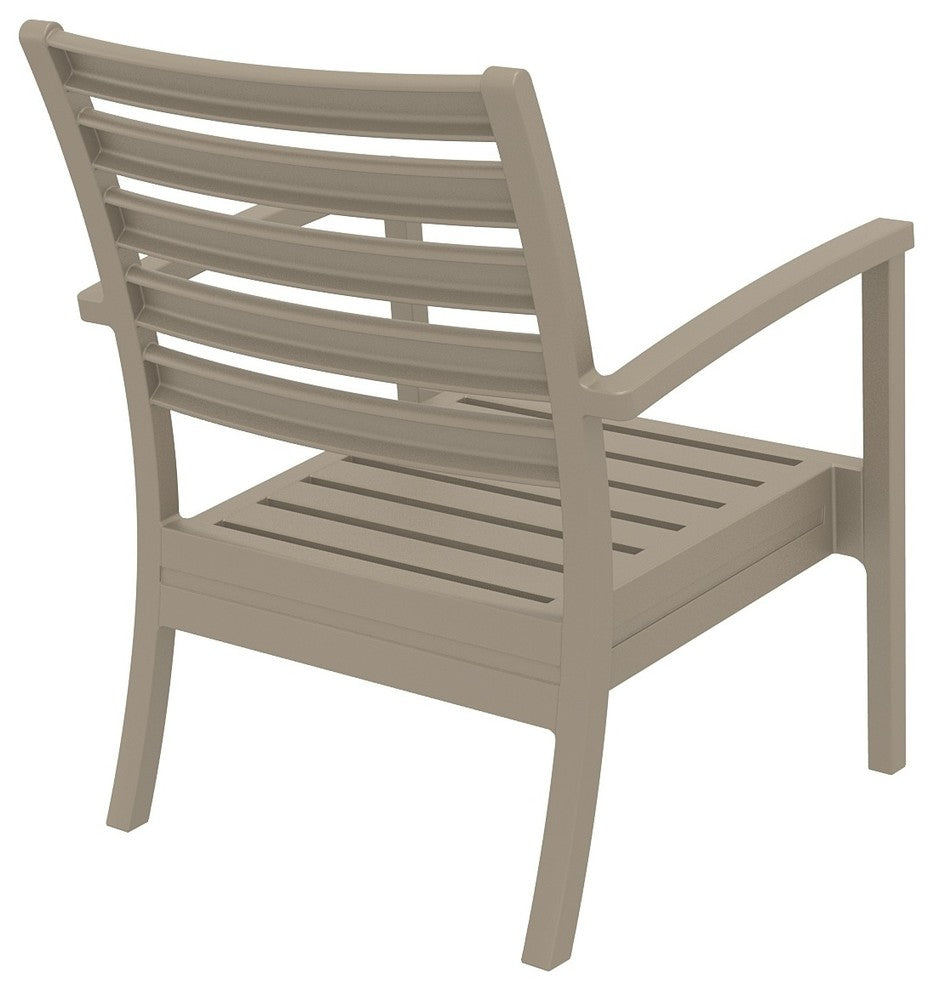 Compamia Artemis Club Armchair, Set of 2, Taupe