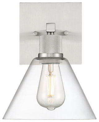 Access Lighting 63143LEDDLP/CLR Port Nine 12" Tall LED Wall - Brushed Steel