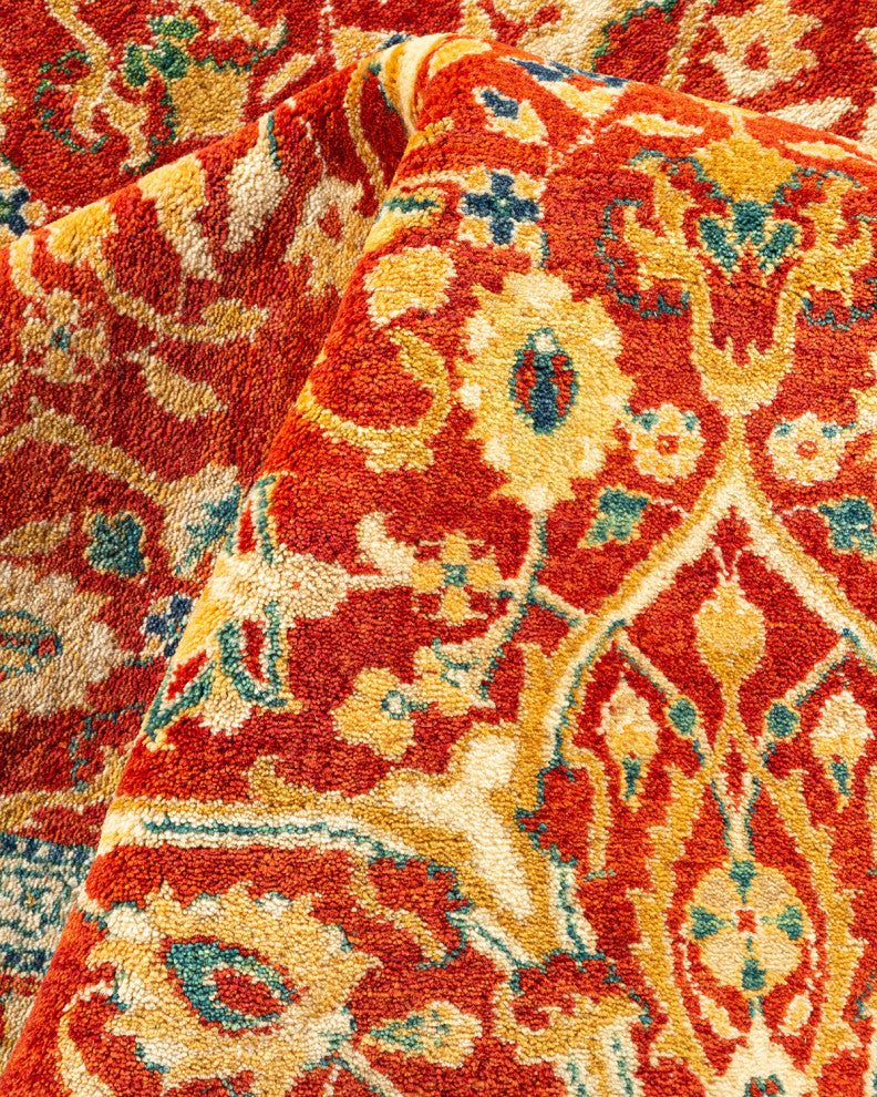 Mogul, One-of-a-Kind Hand-Knotted Area Rug Orange, 8'0"x10'3"