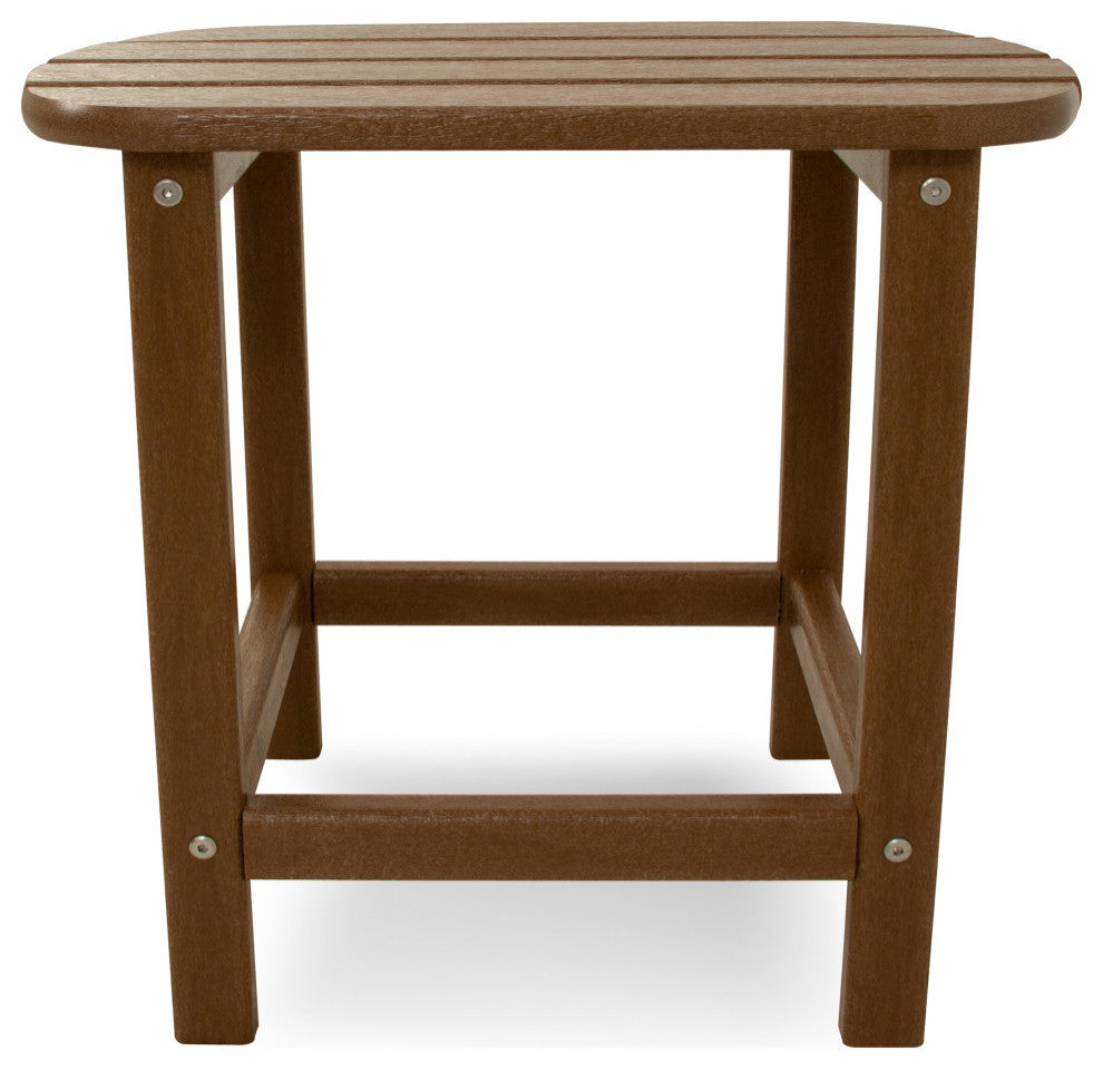 Polywood South Beach 18" Side Table, Teak