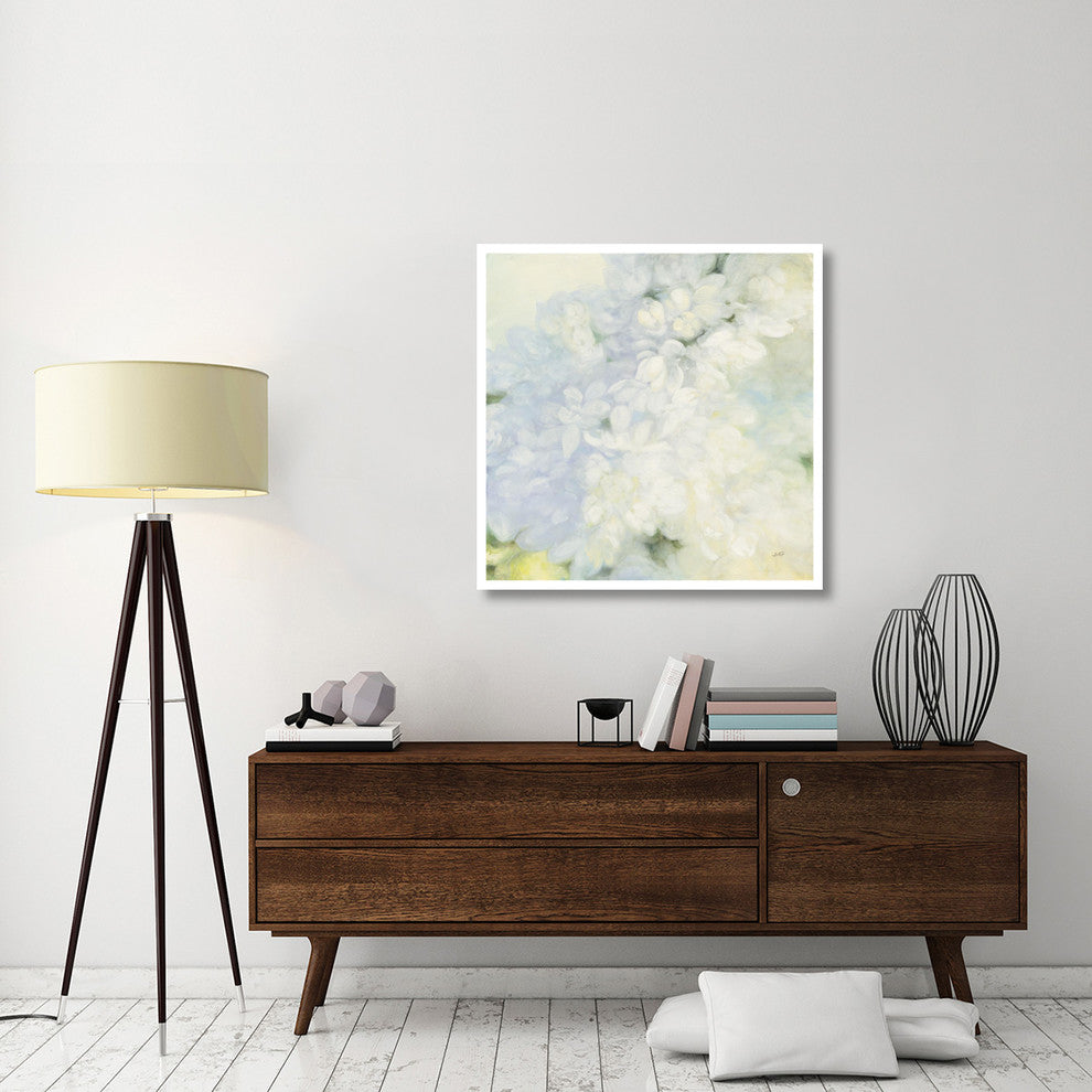 "White Lilacs" Digital Paper Print by Julia Purinton, 38"x38"