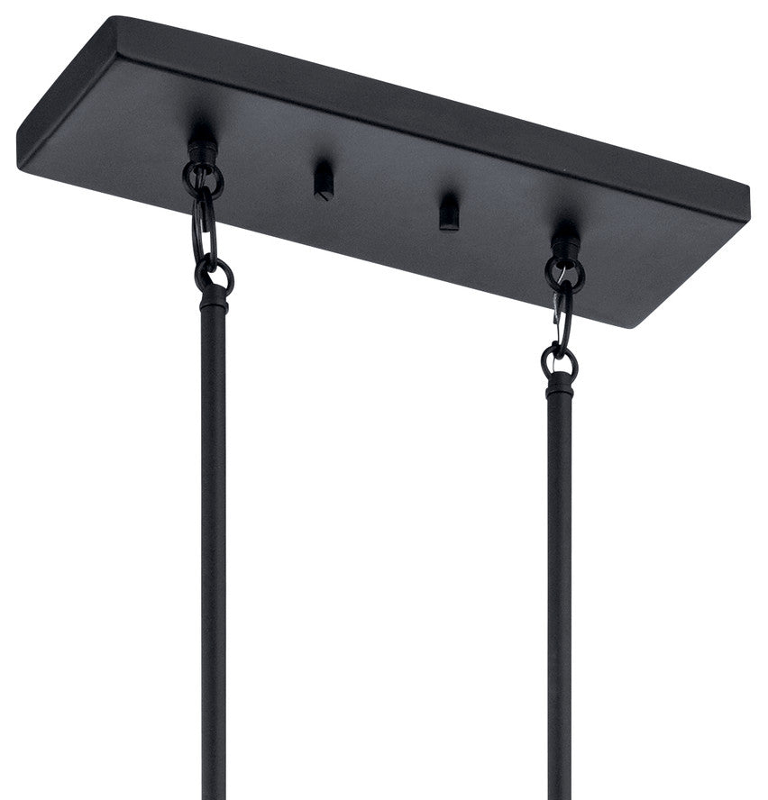 Crosby Black Linear Chandelier 5-Light