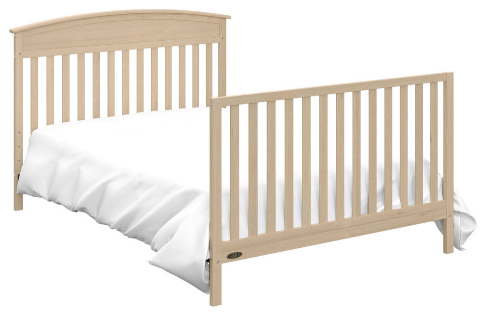 Graco Benton 5-in-1 Convertible Crib, Driftwood, Converts to Toddler Bed