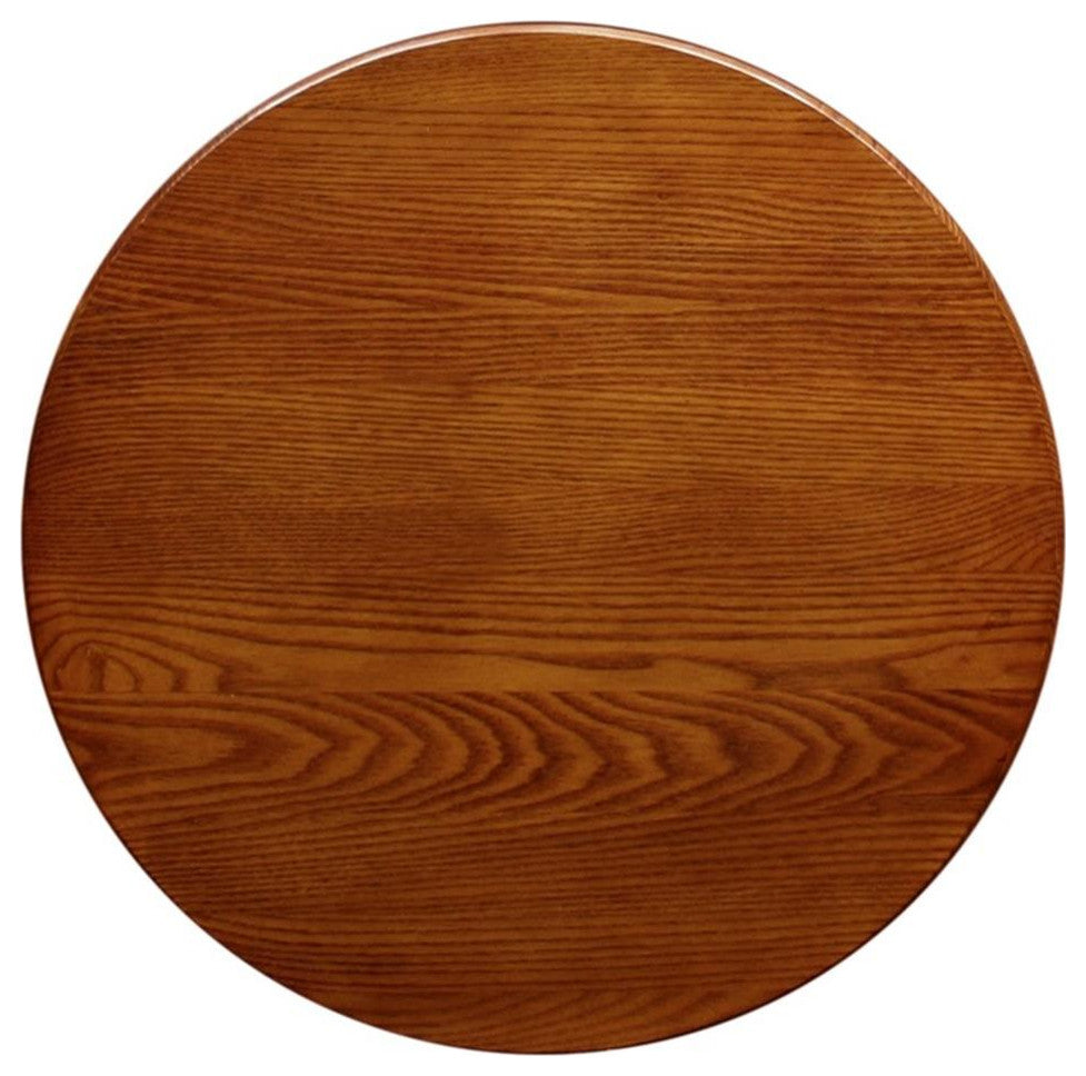Leick Furniture Wood Anyplace Side Table in Russet Oak