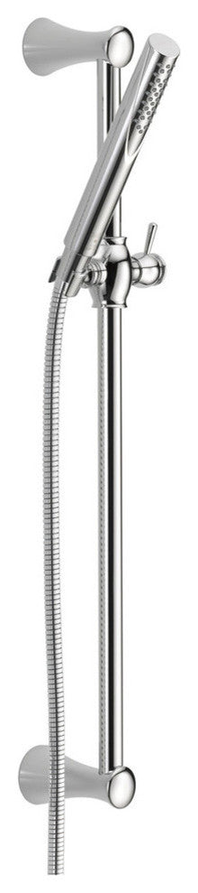 Delta Grail Premium Single-Setting Slide Bar Hand Shower, Chrome, 57085