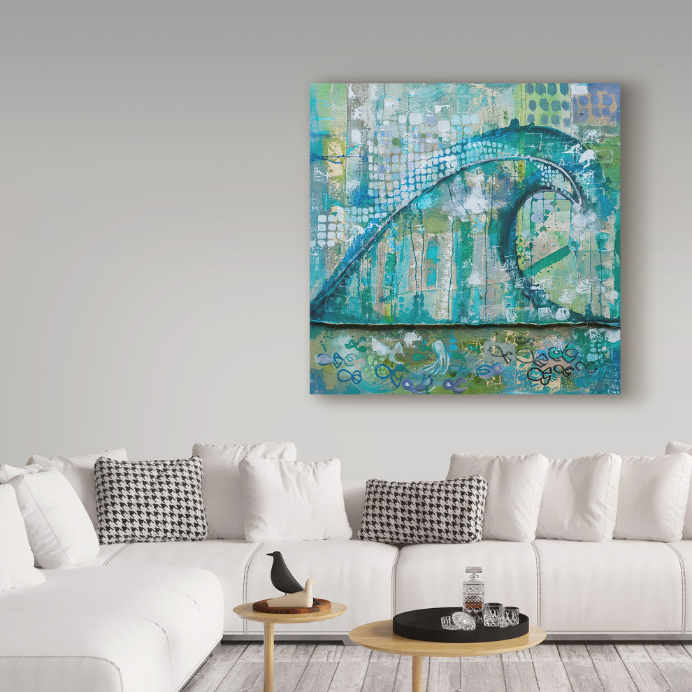 "Wave Fish" by Zwart, Canvas Art