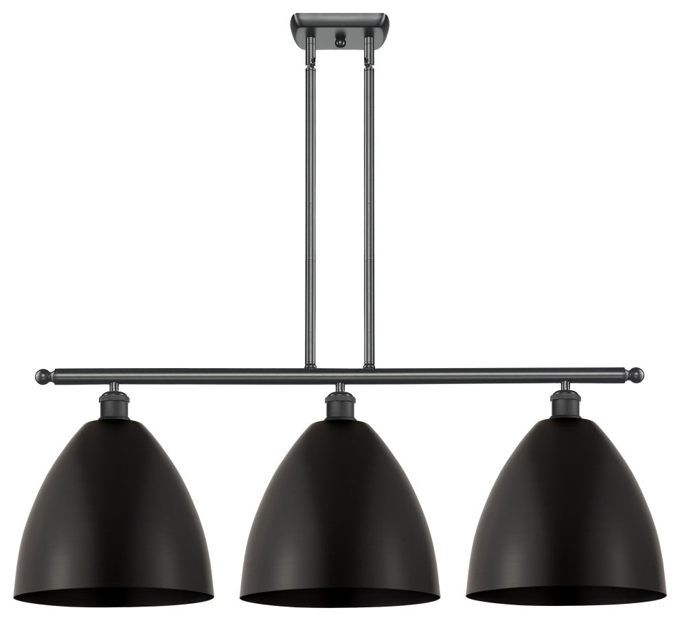 Ballston Dome Island Light, Matte Black, Matte Black