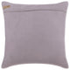 Origami Flower Lavender Purple Suede Wool 22"x22" Pillow Cover, Flowerbed