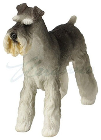 Giant Schnauzer Dog Figurine Art Statue Sculpture