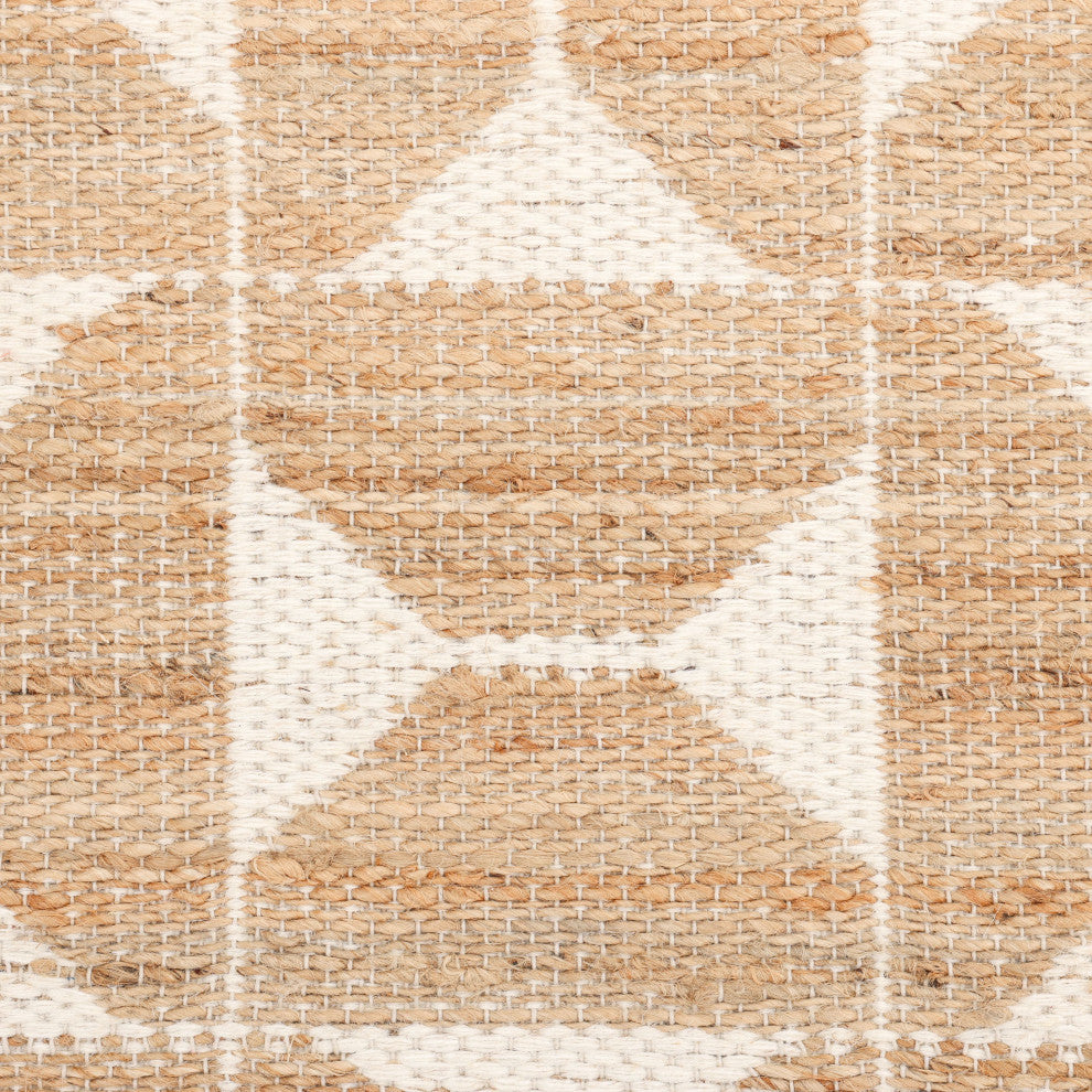 Elle Handmade Area Rug Ivory, 8' 0" X 10' 0"