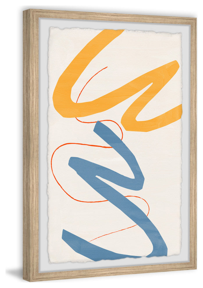 "Borders of Passion" Framed Painting Print, 20x30