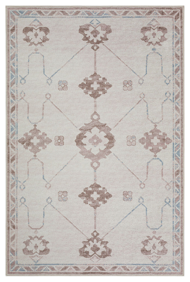 Indoor/Outdoor Sedona SN16 Parchment Machine Washable 10' x 14' Rug