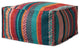 Loloi PF0011 Fiesta 24"W x 24"D x 13"H Pouf