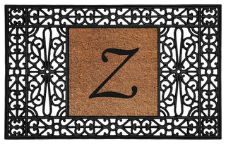 Calloway Mills Duchess Monogram Doormat 30"x48", Letter Z