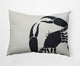 14x20" Crab Dip Nautical Decorative Indoor Pillow, Shark Blue