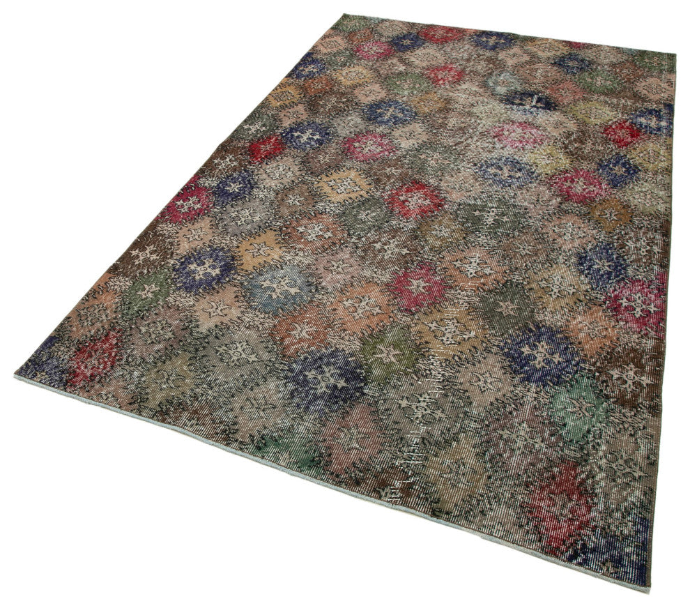 Rug N Carpet - Hand-knotted Anatolian 4' 11'' x 8' 6'' Rustic Area Rug