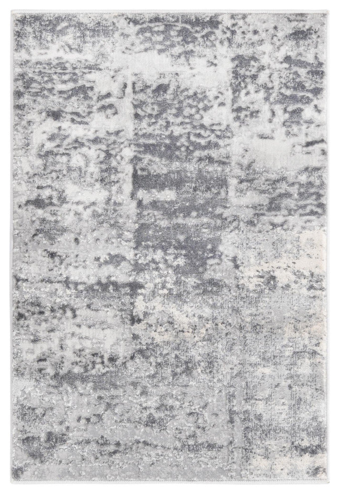 Unique Loom Elizabeth Finsbury Rug, Gray, 2'x3'
