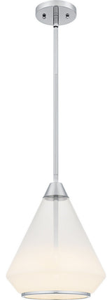 Haze One Light Mini Pendant in Polished Chrome