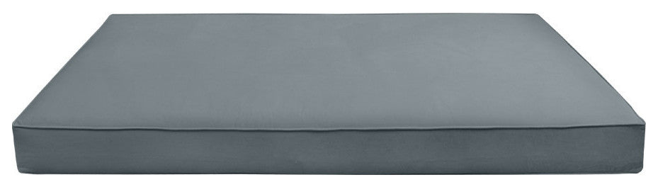 Same Pipe 8" Twin-XL 80x39x8 Velvet Indoor Daybed Mattress |COVER ONLY|-AD347