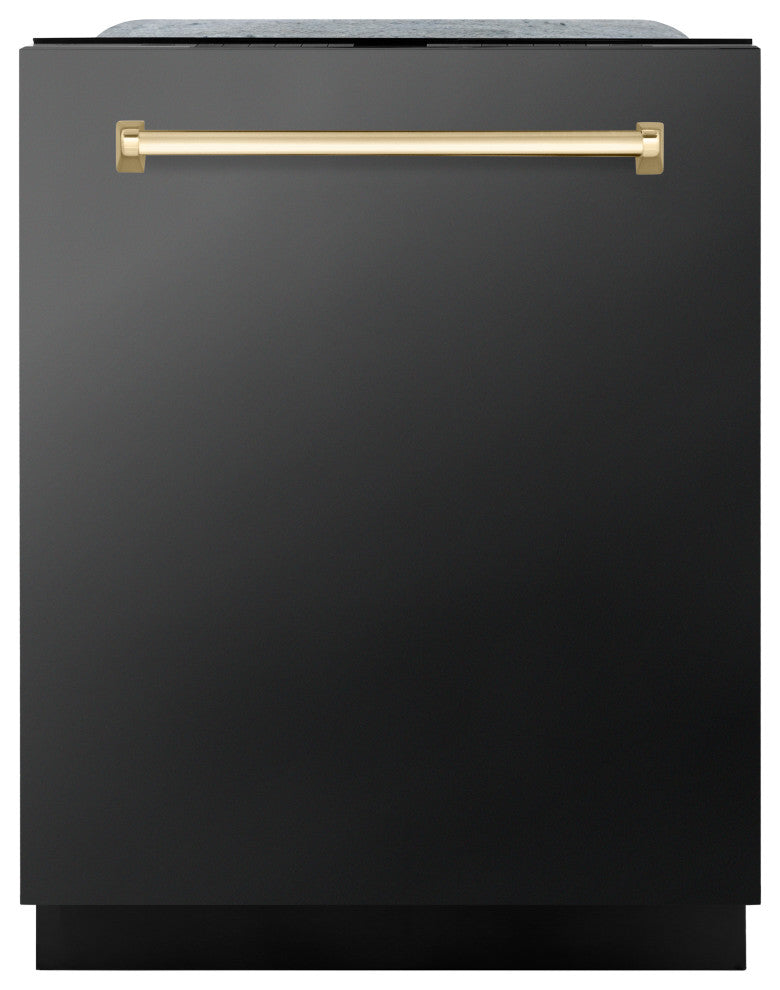 ZLINE 24" Tall Tub Dishwasher, Black Stainless Steel DWMTZ-BS-24-G