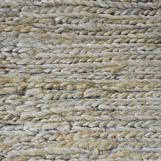 HAND WOVEN JUTE ECO-FRIENDLY SOLID AREA RUGS, Beige, Solid, Outdoor Indoor, [Rectangle] 6'x9'