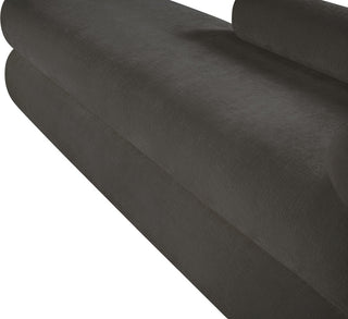 Kennedy Upholstered Bench, Gray, Chenille Fabric