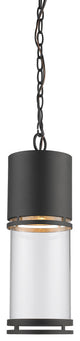 Luminata Collection Outdoor LED Chain Hung Light in Black Finish
