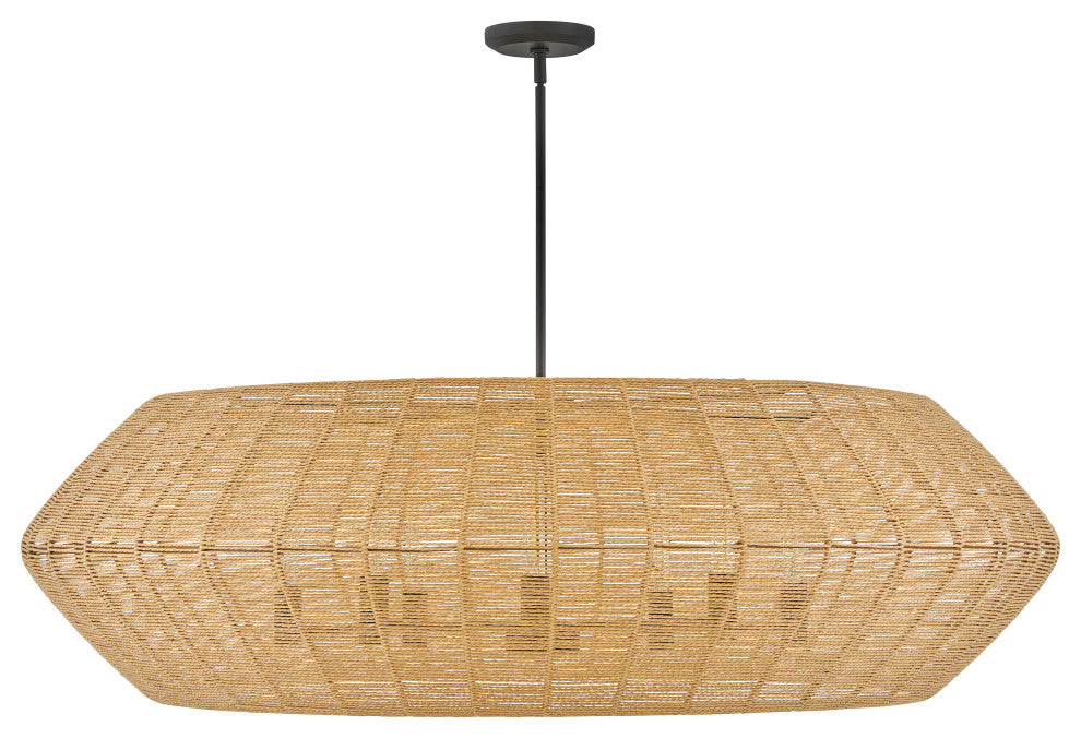 Hinkley Luca Extra Large Drum Chandelier, Black