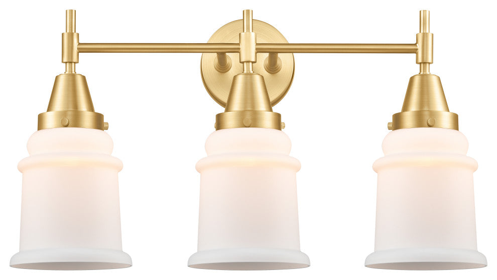 Innovations 447-3W-SG-G181-LED 3-Light Bath Vanity Light, Satin Gold