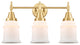 Innovations 447-3W-SG-G181-LED 3-Light Bath Vanity Light, Satin Gold