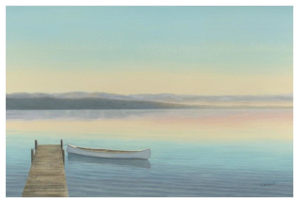"Zen Canoe I" Digital Paper Print by James Wiens, 50"x34"