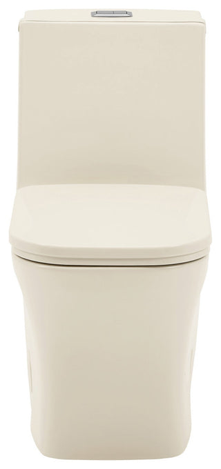 Concorde One Piece Square Toilet Dual Flush 1.1/1.6 gpf, Bisque