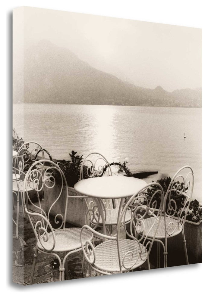 "Caffe Varenna" By Alan Blaustein, Giclee Print on Gallery Wrap Canvas