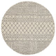 Nourison Passion 4' x Round Ivory/Grey Bohemian Indoor Area Rug