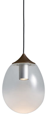 MIST LED Pendant, Cocoa, Small