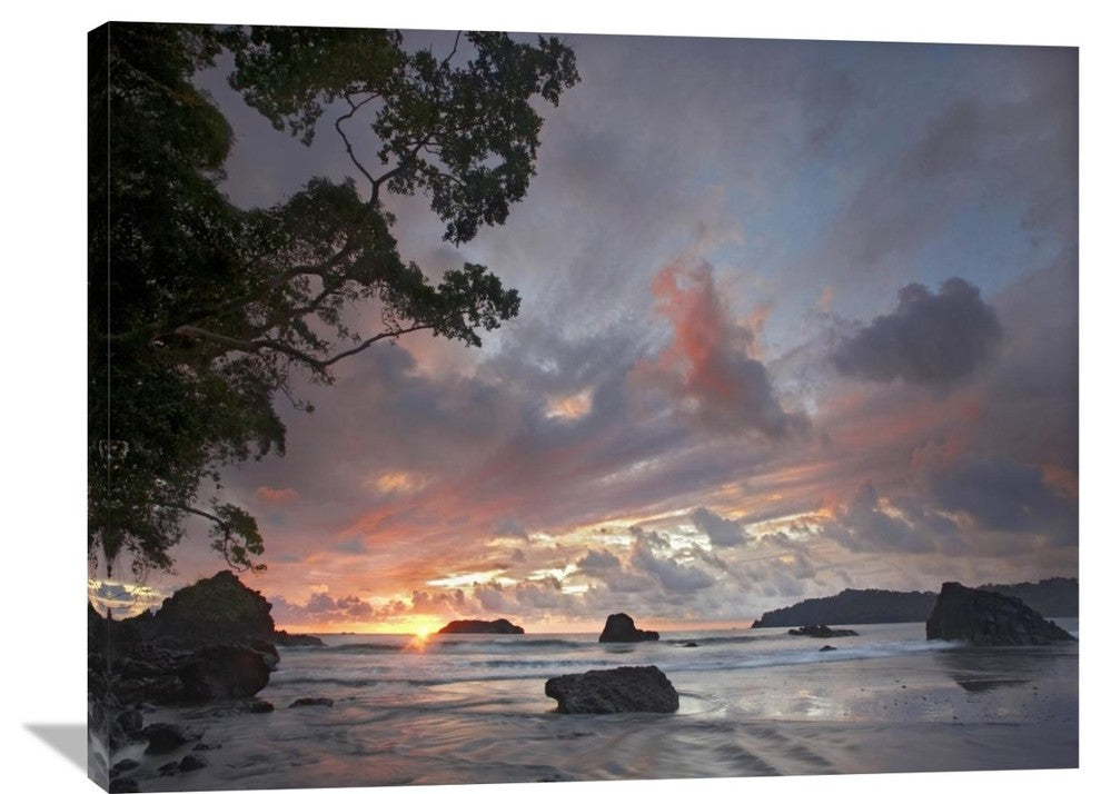 "Beach And Coastline, Manuel Antonio National Park, Costa Rica" Artwork